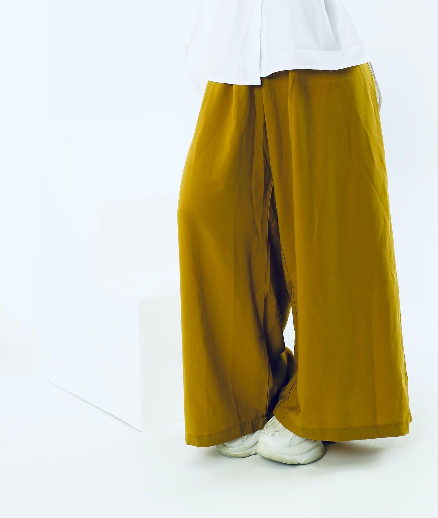 Wide Leg Crepe Pants