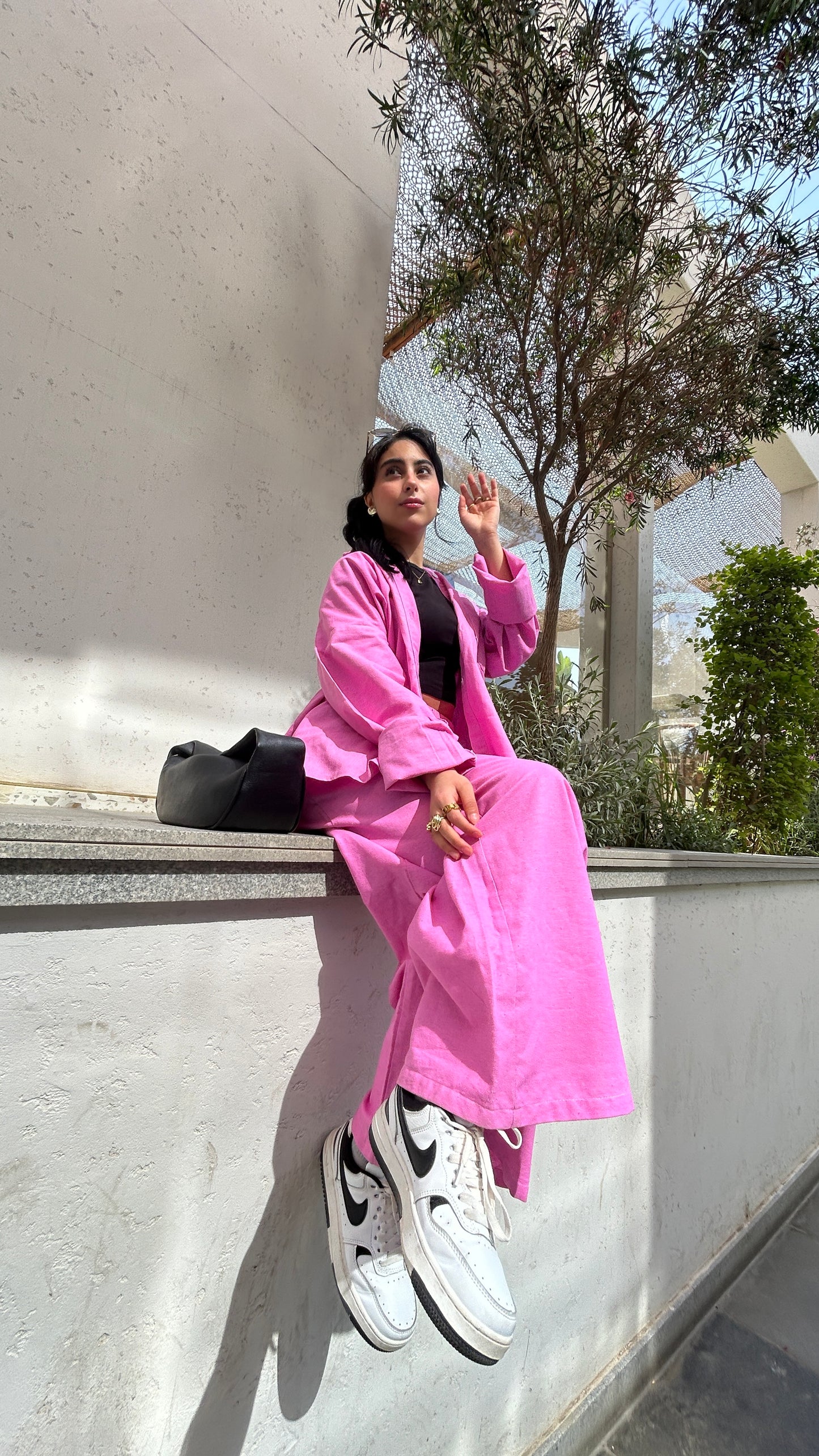 Pink rush Linen Set