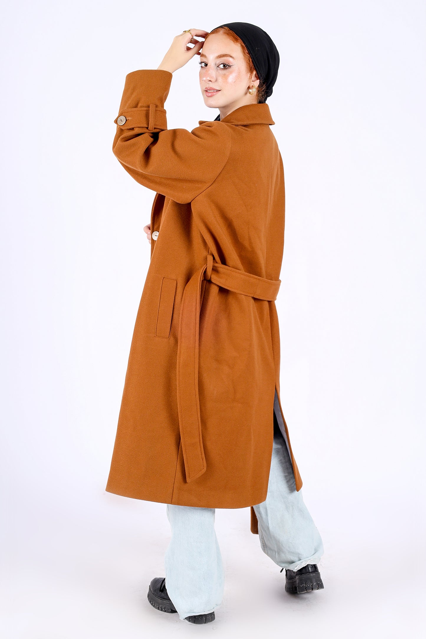 Trench Coat in Camel