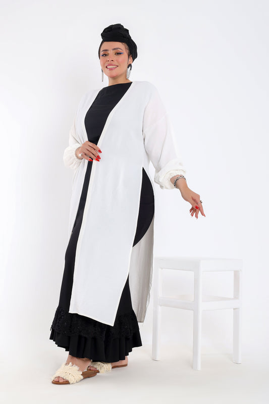 Pearl White Kimono